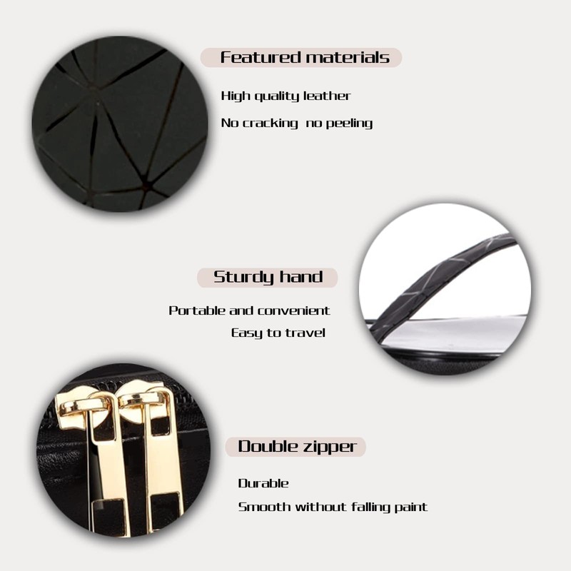 Kosmetiktasche, Waschtasche Damen, Doppelschicht Zip Beutel, wasserdichte Kosmetiktasche, Transparente Kosmetiktasche