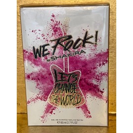 Shakira Beauty WE ROCK BY SHAKIRA FOR WOMEN 2.7 OZ/80ML EDT SPRAY NEW IN BOX DISCONTINUED