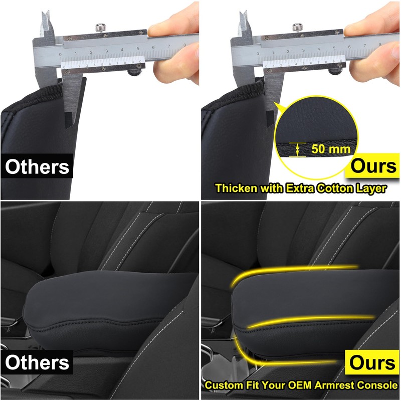 Center Console Armrest Cover Custom Fit 2024 2025 2026 Toyota