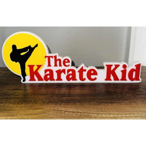 The Karate Kid 3D Logo Self Standing Wall Display Shelf