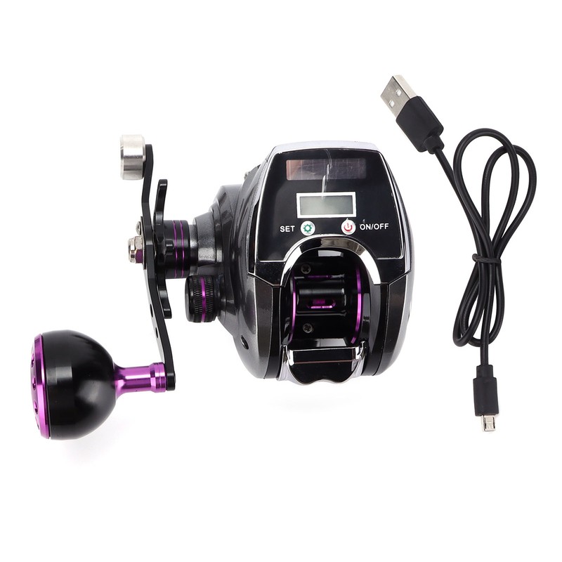 Waterproof Digital Display Baitcasting Reel 8.0:1 Speed Ratio 18+1 Bearing