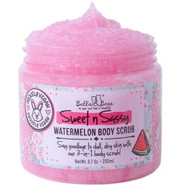 Exfoliante Corporal Bella  Bear Sweet N Sassy de Sandía  Watermelon Body Scrub 3-in-1, 6.7 oz                                                         