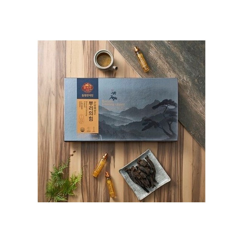 Dongwon Cheonjiin 천지인 (동원)뿌리의 힘 산삼배양근 (20mLx30바이알) Cheonjiin (Dongwon) Root