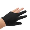 Left Hand Billiard Gloves Polyurethane Fiber Average Size Three Fingers