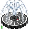 Yzert Solar Fountain with 2000mAh Battery & Innovative Indicator Works
