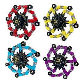 Buluwans Fidget Toys Transformable Fidget Spinners ADHD Tools for Kids Adult Teen Toddler Autism Sensory Toys Juguetes para Niños 4 Pack Party Favors for Kids