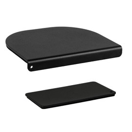 EAYHM Monitor Arm Reinforcement Plate, Hardening Mounting Section, Anti-Scratch, Desk Protection, Anti-Slip Sheet, Black