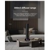 HZMPDSY Waterless Essential Oil Diffuser with APP, 5x50ml Oils, Quiet