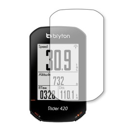 Media Cover Market (Exclusive) Bryton Rider 420 Model [9H Film, High Hardness Same as Tempered Glass] Scratch Resistant, High Transmittance, Clear Gloss