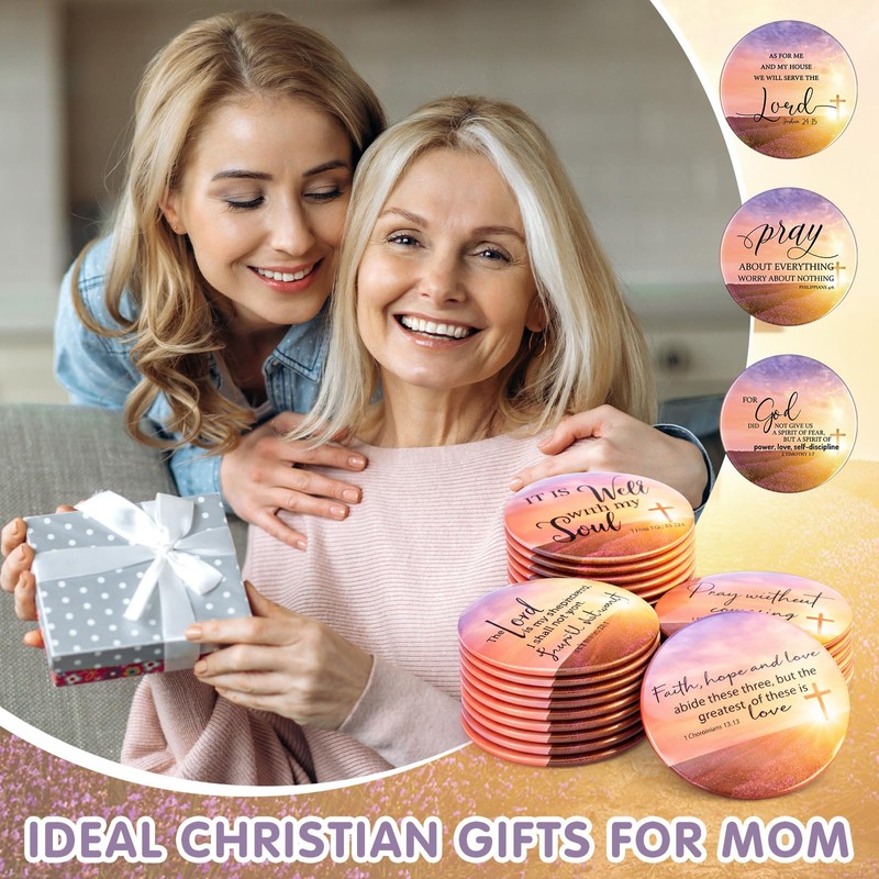 Meanplan 36 Sets Mother's Day Mirrors Christian Gifts Bulk Religious