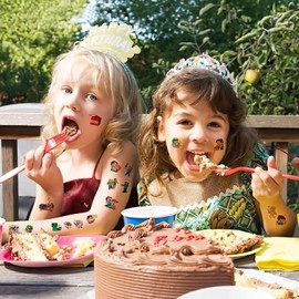 BUYUP 4Pcs（About 60 tattoos） Temporary Tattoos Kids Tattoos Waterproof Tattoo Sticker Fake Tattoos Cartoon Tattoo Toy For Kids Children Boys Girls Teens Birthday Party Favors（Minecra_ft）