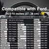 GIANT PANDA PU Leather Steering Wheel Cover, Compatible with Ford