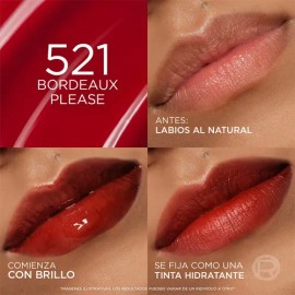 LOréal Paris Hyaluron Tint Tinta Sérum para Labios  Lip Tint Serum, Hydrating Color                                                                   