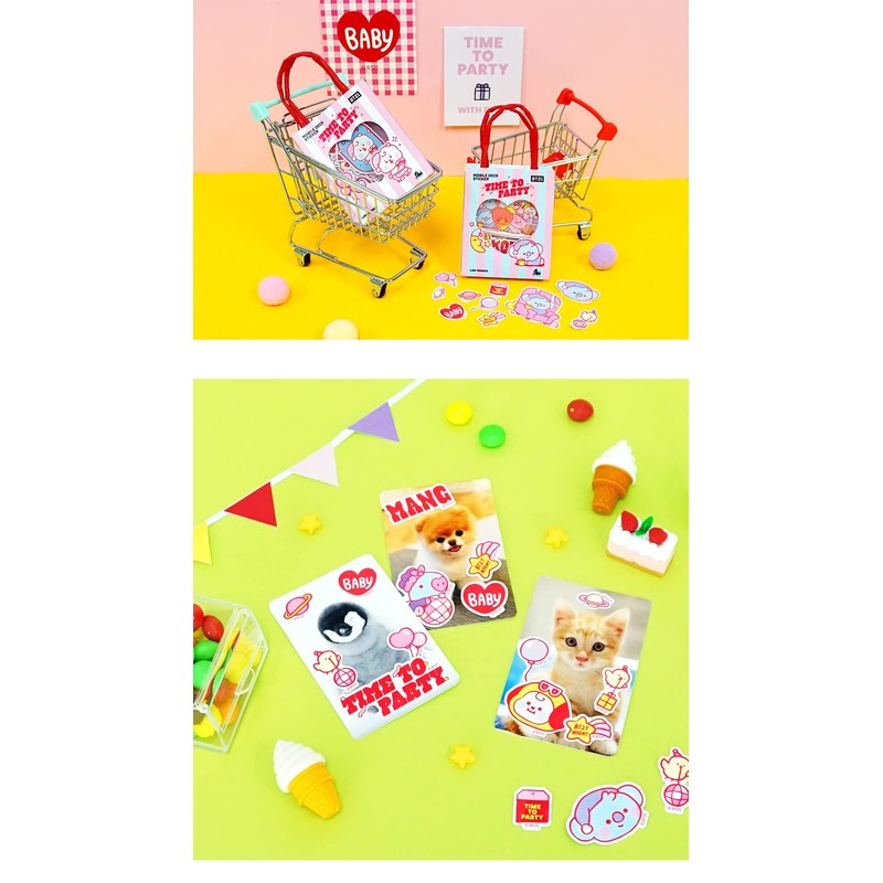 Solomon Shoji BT21 Mobile Deco Sticker Ver.3 (SHOOKY) MOBILE DECO