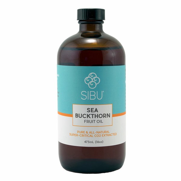 SIBU Premium Omega 7 Sea Buckthorn Fruit Oil, 16 oz