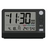 Ozaki OZ-TDR001WH Alarm Clock, Radio Wave, Digital Calendar, Includes Temperature