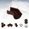 Gutter System - 90 mm Plastic PVC, Selection Components -