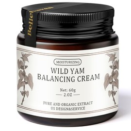 BelleHaven Wild Yam Cream - Crema corporal a base de plantas con ingredientes naturales, aroma a lavanda, para el cuidado diario de la piel, 2 oz / 60 g de menopausia