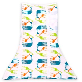 SleepingBaby Zippy Swaddle Transition Baby Swaddle Cozy Baby Swaddle Sleep Sack Wrap Parent (Small/Medium, Giraffe Jungle)