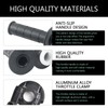 Anyhut 1 Set 7/8" 22mm Throttle Handle Grips Cable Clamp,