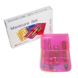 Three Seven, Nail Clipper Set 4pcs DS-84, MADE IN KOREA (Pink)