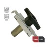 DOJA Industrial T-Handle Door Lock, Cylinder Length 60, 1 Unit,