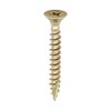 TIMCO 35035CLAF Classic Screw PZ2 CSK-ZYP, Yellow Passivated, 3.5mm x