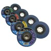 Home.smart 8 x Mixed Grit Flap Discs 115mm Zirconium Oxide
