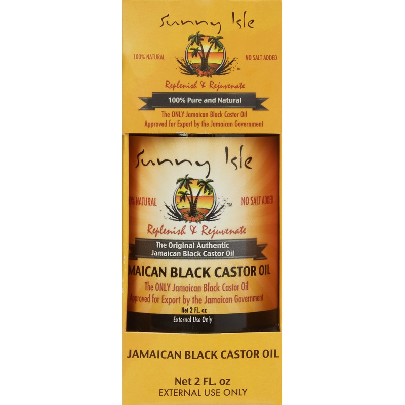 Sunny Isle Jamaican Black Castor Oil, 2 Fluid Ounce