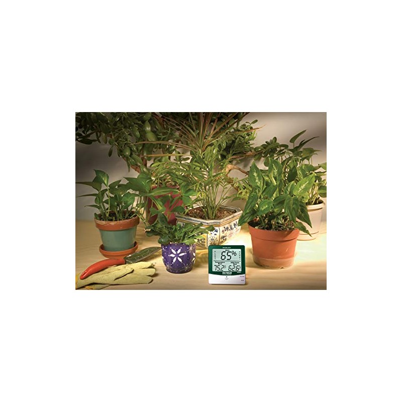 Extech 445814 Stationary Hygro Thermometer Psychrometer with Audible Humidity Alert