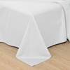 Toodou White Full Bed Top Sheet is Made of Soft