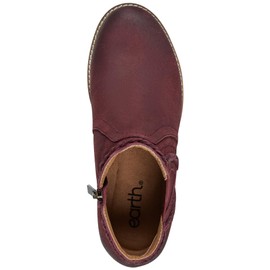 earth® Women's NIKA Casual Bootie, Red 600, 8.5 M