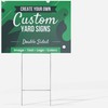 CustomForMe Custom Yard Sign With "H" Stakes – Customizable, Outdoor