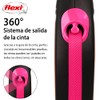 FLEXI Correa Neón Rosa Mediana Cinta