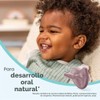NUK Chupetes de ortodoncia cómodos 100% silicona, 0-6 meses, moda