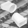 KOTARBAU Rectangular Pipe Connector 55 x 110 mm for Round