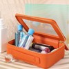 SANHECUN Toiletry bag waterproof cosmetic organizer with with handle large