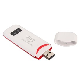 4G LTE USB-WLAN-Modem, Tragbarer 4G-Router mit SIM-Kartensteckplatz, Kabelloser WLAN-Signalempfänger, Netzwerkadapter mit USB-Stromversorgung für Laptop-Desktop-PC-Computer