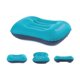 NatureHike Lightweight TPU Aeros Inflatable Cushion with New Nozzle Blue