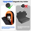 Magntic Key Holder with 4 Digit Combination Lock Hider Under