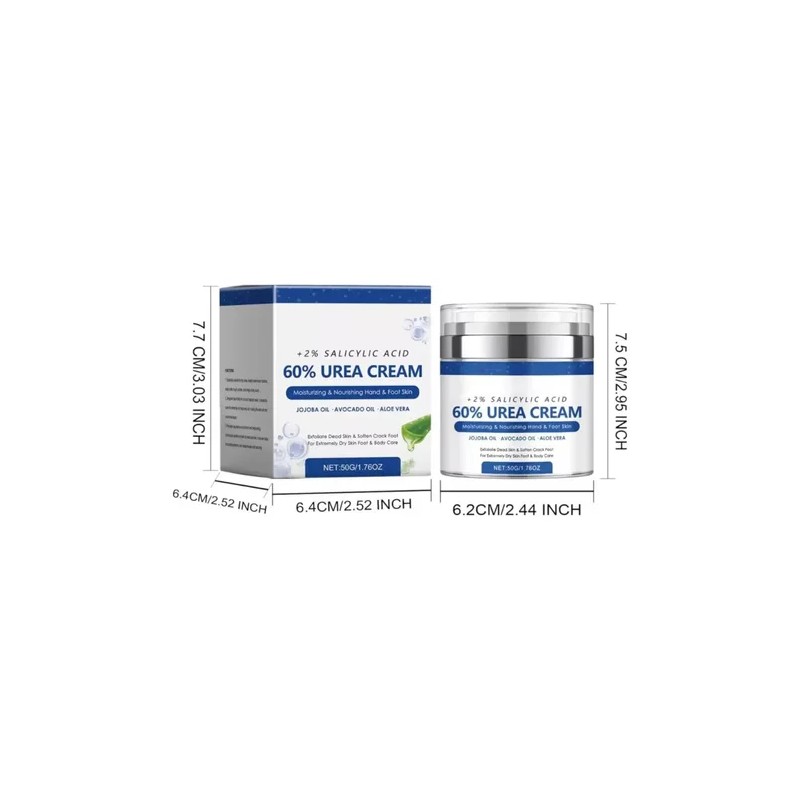 A Crema Para Pies Con 60% Urea Y 2% De