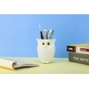 HDMbigmi Owl Pen Holder Makeup Brush Holder Resin Desk Organizer