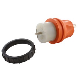 AC WORKS Generator to Transfer Switch 50Amp Inlet Box Adapter (L14-30 30Amp 4-Prong to CS6364 Compact)