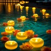 24 x 2”Floating Candle, 200 Hour Water Activated Warm White