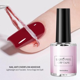 Peel off Base Coat | Peel off Nail Base,Glue Manicure 15ml Dry Fast for Beauty Personal Daily Home Wedding Carnival