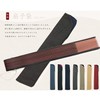 Kyoetsu Men's Hand Fan, Pure Silk, Plain, 2 Colors, Bamboo