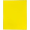 JAM Paper® Medium Weight Plastic Presentation Folder - Yellow -