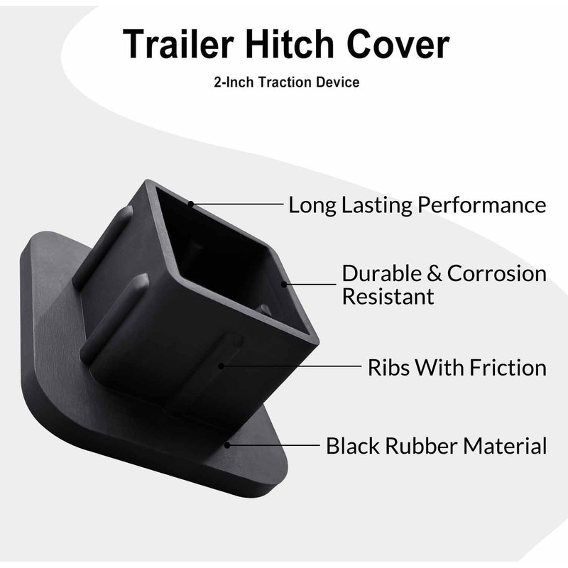 Swono Trailer Hitch Covers Crocodile Orange Eyes 2 inch Hitch