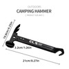 AIMALL Mini Outdoor Tent Hammer – Multi-Functional Camping Nail Hammer