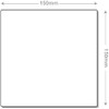 V Safety Disabled/Gents/Ladies Toilet Door Sign - 150mm x 150mm